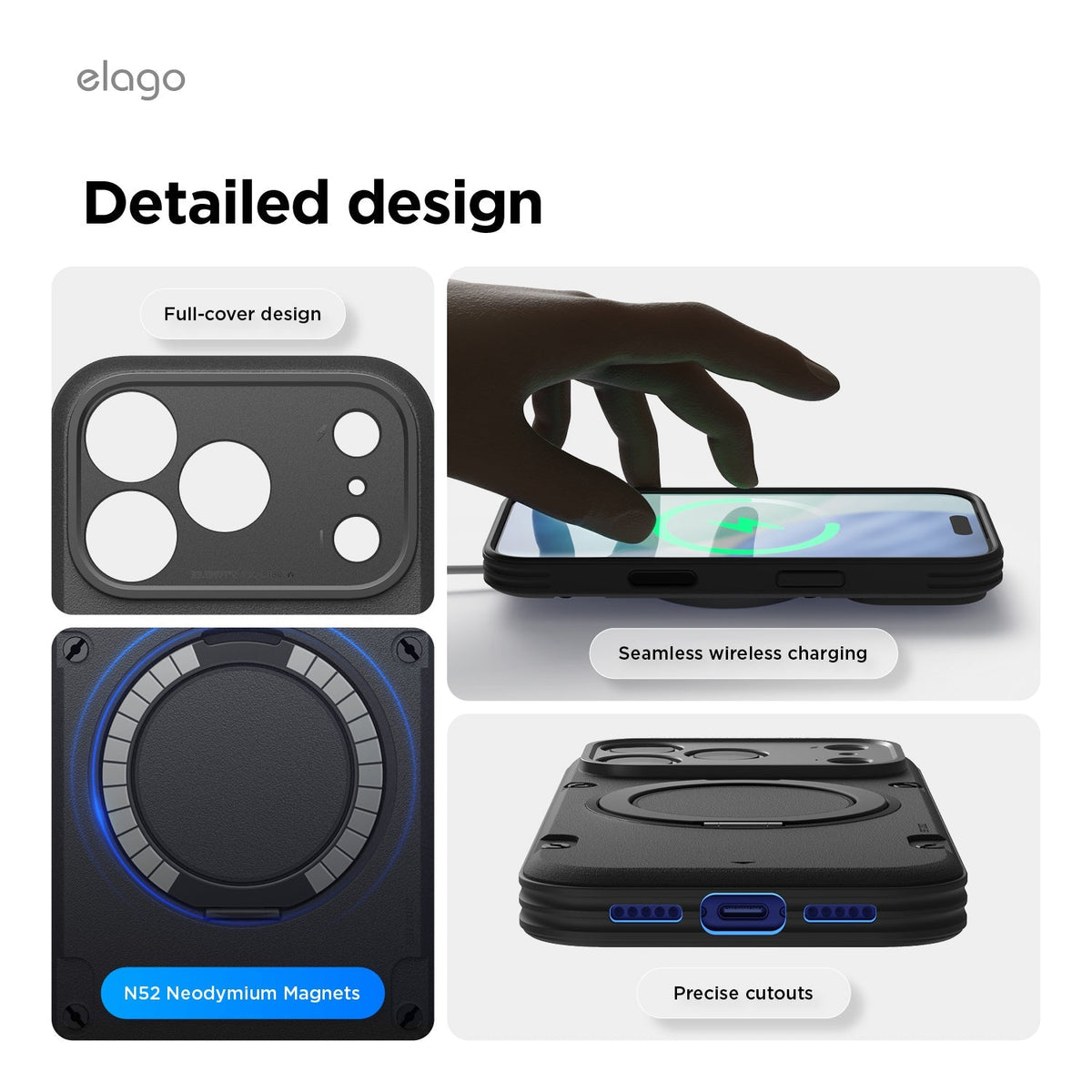 MagSafe Armor Ring Stand Case