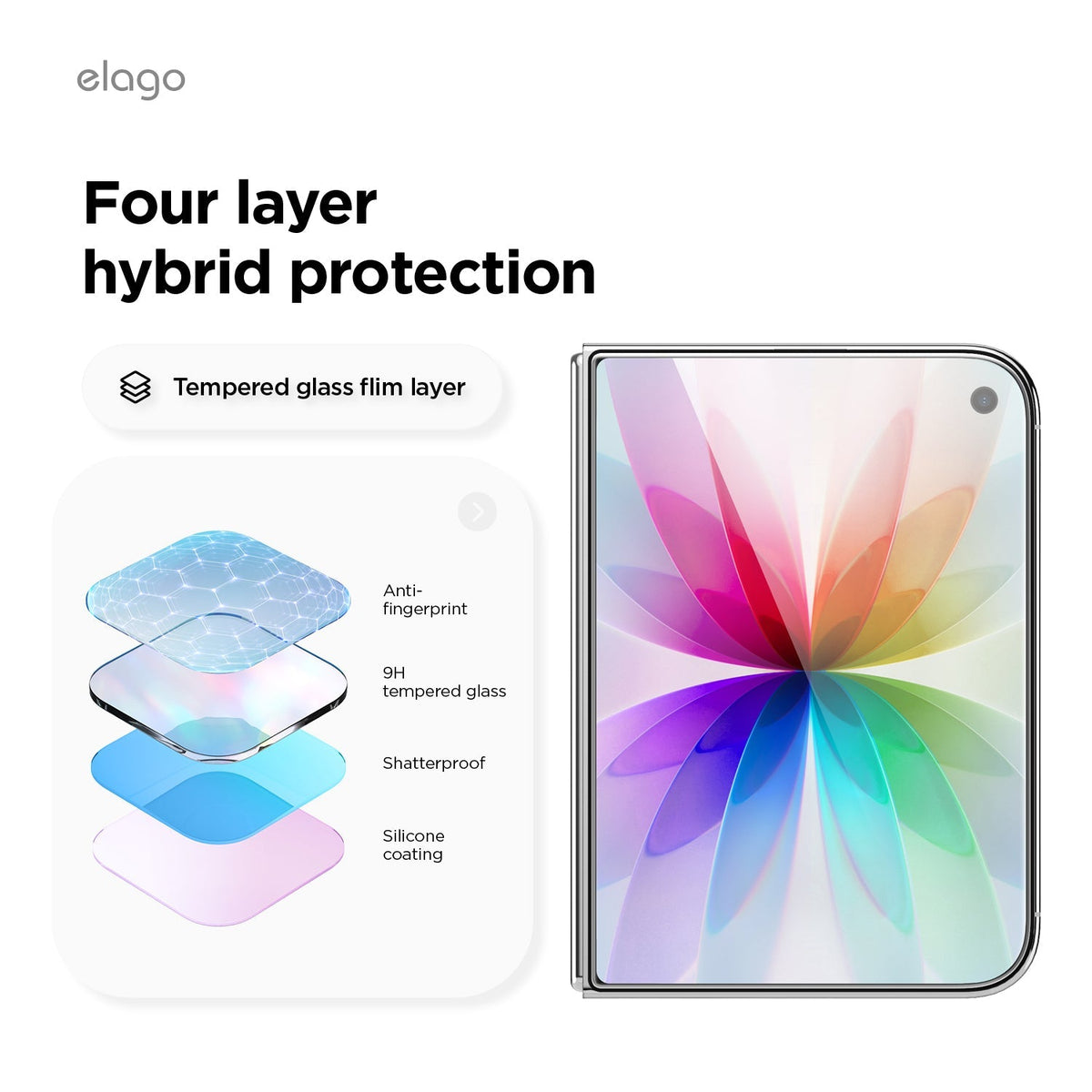 Privacy Glass+ Screen Protector [1 or 2 Pcs]
